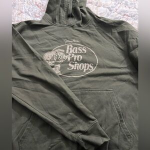 Bass Pro Shops Olive Green Hoodie for Men